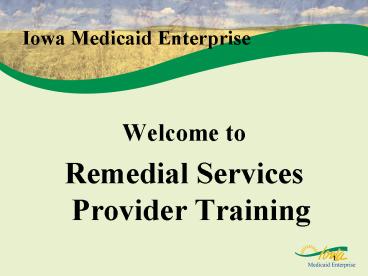 Iowa Medicaid Enterprise