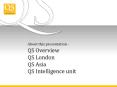 About this presentation QS Overview QS London QS Asia QS Intelligence unit PowerPoint PPT Presentation
