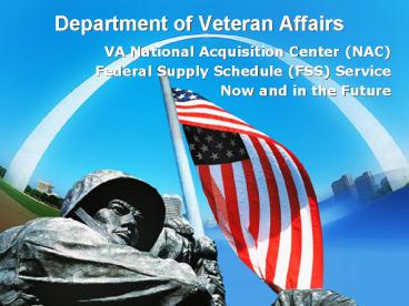 Department of Veteran Affairs
