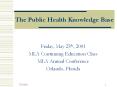 The Public Health Knowledge Base PowerPoint PPT Presentation