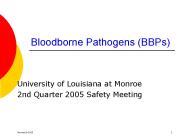 Bloodborne Pathogens (BBPs)