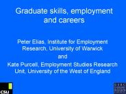 Graduate skills, employment and careers