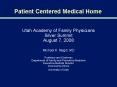 Patient Centered Medical Home PowerPoint PPT Presentation