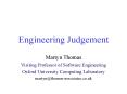 Engineering Judgement PowerPoint PPT Presentation