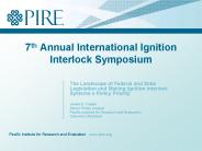 7th Annual International Ignition Interlock Symposium
