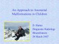 An Approach to Anorectal Malformations in Children PowerPoint PPT Presentation