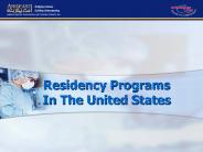 Residency Programs In The United States