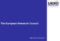 The European Research Council PowerPoint PPT Presentation