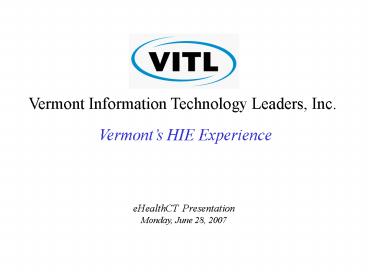 Vermont Information Technology Leaders, Inc'