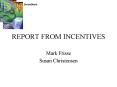 REPORT FROM INCENTIVES PowerPoint PPT Presentation