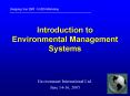 Introduction to Environmental Management Systems PowerPoint PPT Presentation