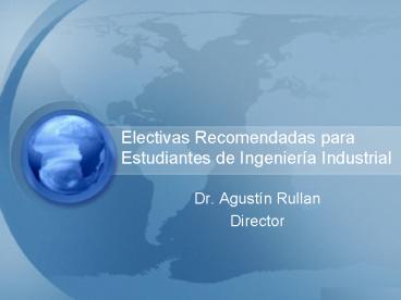 Electivas Recomendadas para Estudiantes de Ingeniera Industrial