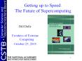 Getting up to Speed: The Future of Supercomputing PowerPoint PPT Presentation
