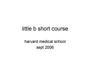little b short course