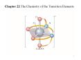 Chapter 22 The Chemistry of the Transition Elements PowerPoint PPT Presentation