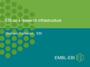 EBI as a research infrastructure