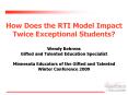 How Does the RTI Model Impact Twice Exceptional Students PowerPoint PPT Presentation