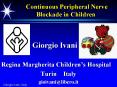 Continuous Peripheral Nerve Blockade in Children PowerPoint PPT Presentation
