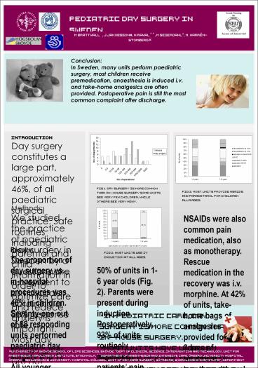Pediatric Day Surgery in Sweden
