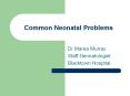 Common Neonatal Problems PowerPoint PPT Presentation