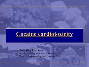 Cocaine cardiotoxicity