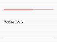 Mobile IPv6