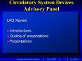 Circulatory System Devices Advisory Panel PowerPoint PPT Presentation