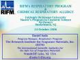 RIFMs RESPIRATORY PROGRAM PowerPoint PPT Presentation