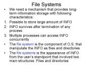 File Systems