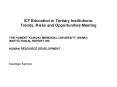ICT Education in Tertiary Institutions: Trends, Risks and Opportunities Meeting PowerPoint PPT Presentation