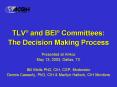 TLV and BEI Committees: PowerPoint PPT Presentation