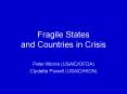 Fragile States and Countries in Crisis PowerPoint PPT Presentation