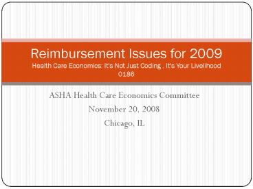 ASHA Health Care Economics Committee