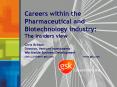 Careers within the Pharmaceutical and Biotechnology industry: PowerPoint PPT Presentation