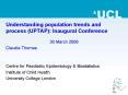 Understanding population trends and process UPTAP: Inaugural Conference PowerPoint PPT Presentation