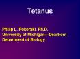 Tetanus PowerPoint PPT Presentation