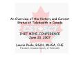 An Overview of the History and Current Status of Telehealth in Canada  INET MINI-CONFERENCE June 20, 2007 Laurie Poole, BScN, MHSA, CHE President, Canadian Society of Telehealth PowerPoint PPT Presentation