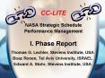 CCLITE NASA Strategic Schedule Performance Management I' Phase Report PowerPoint PPT Presentation