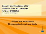 Jacques Bus, Head of Unit