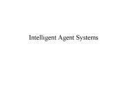 Intelligent Agent Systems