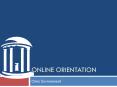 ONLINE ORIENTATION PowerPoint PPT Presentation