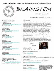 australasian neuroscience nurses