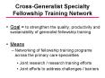 Cross-Generalist Specialty Fellowship Training Network PowerPoint PPT Presentation