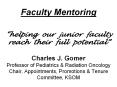 Faculty Mentoring   PowerPoint PPT Presentation