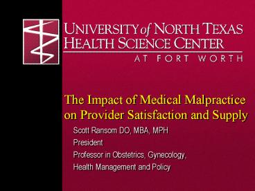 Scott Ransom DO, MBA, MPH