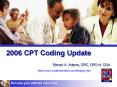 2006 CPT Coding Update PowerPoint PPT Presentation