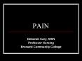 PAIN PowerPoint PPT Presentation