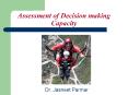 Assessment of Decision making Capacity PowerPoint PPT Presentation