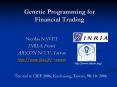 Genetic Programming for Financial Trading PowerPoint PPT Presentation
