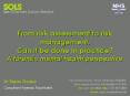 From risk assessment to risk management' Can it be done in practice A forensic mental health perspec PowerPoint PPT Presentation